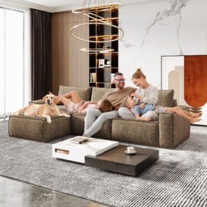 Neche 114" Cloud Sofa for Living Room